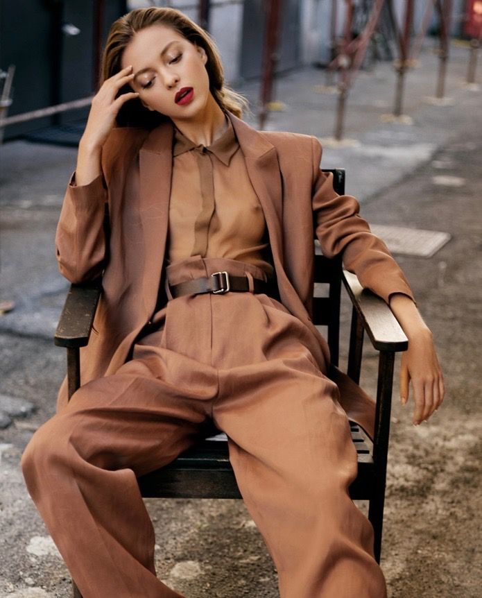 Grey Editorial Suit